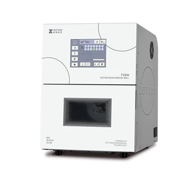Fresadora cnc dental en sec CAD CAM de 5 eixos