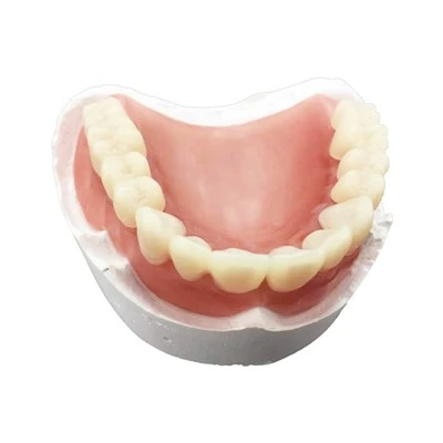 PMMA dental en blanc per a la corona temporal