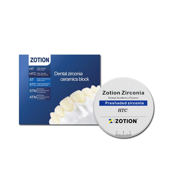 Zotion dental D98 cad cam milling zirconia block