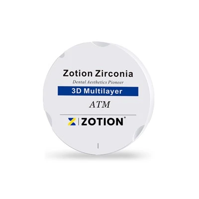 En blanc de zirconia multicapa 3D per a corona de dents de zirconia